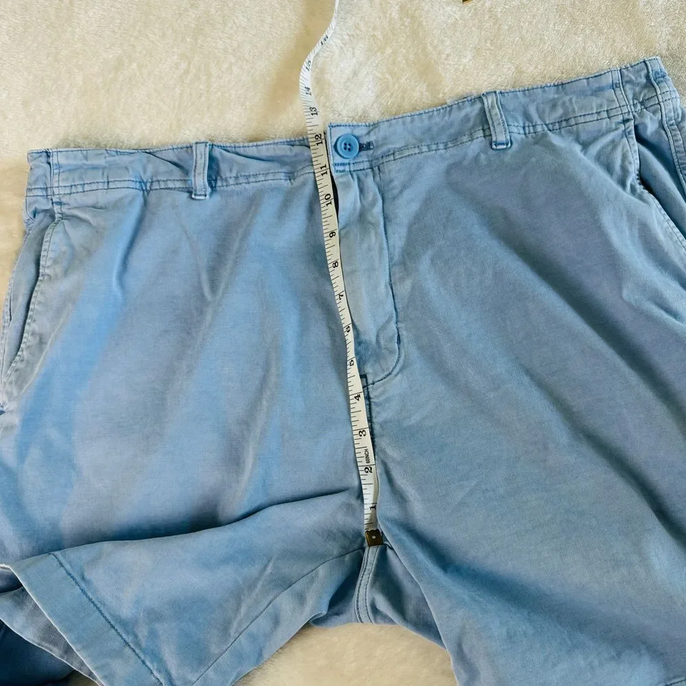 Vineyard Vines Shorts Mens 40 Blue Island Garment Dye‎ Cotton Stretch Chino 7
